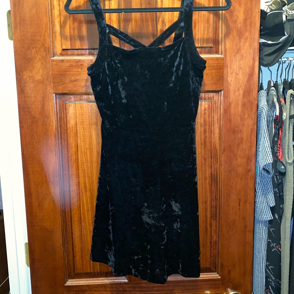 Black Velvet Forever 21 Dress